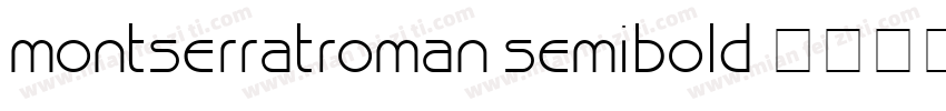 montserratroman semibold 字体下载字体转换